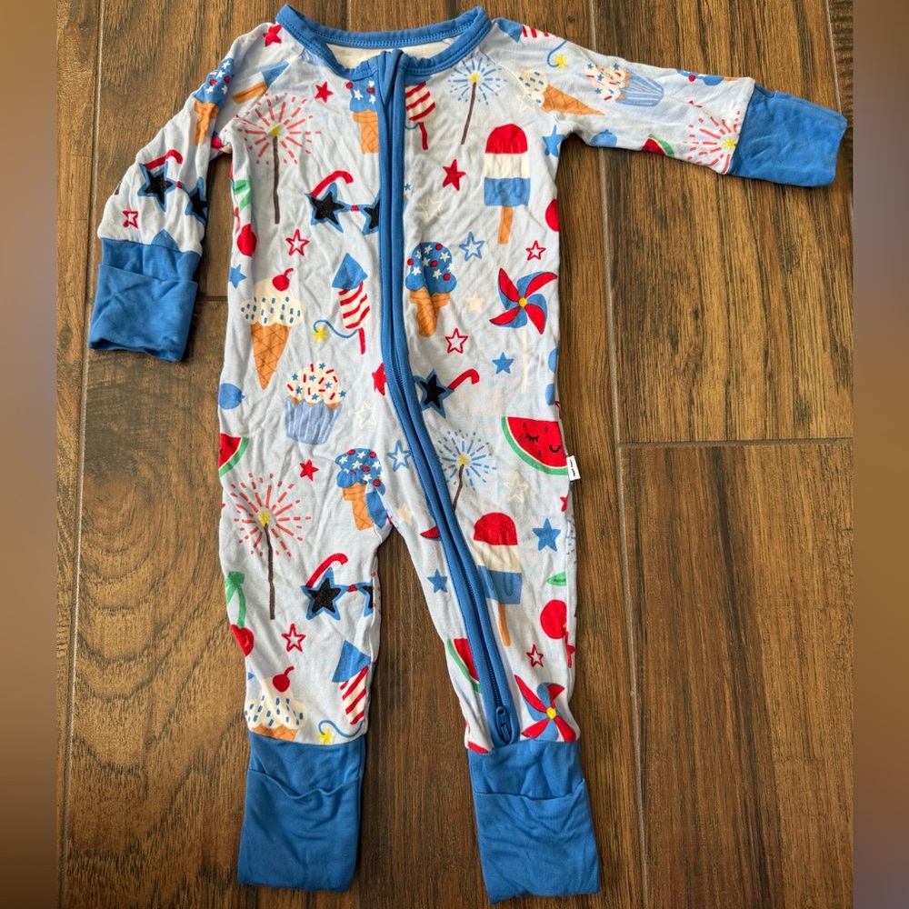 Little Sleepies Blue Stars and Stripes